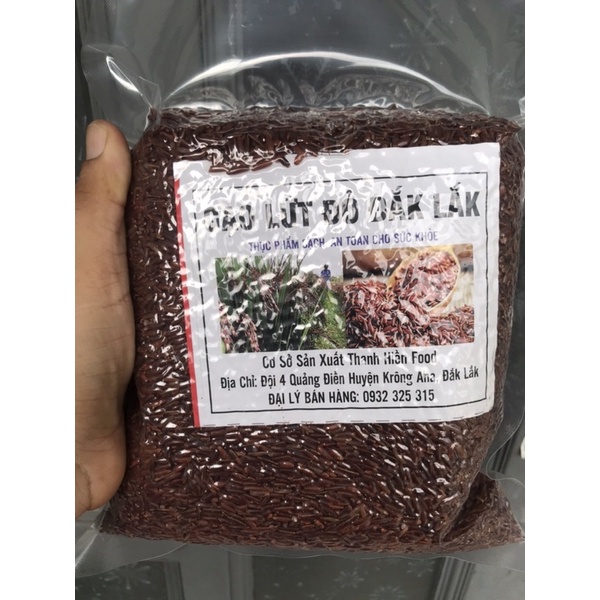 Gạo lứt đỏ Đăk Lăk, gạo hữu cơ thơm, dẻo, mềm dành cho người tiểu đường, ăn kiên