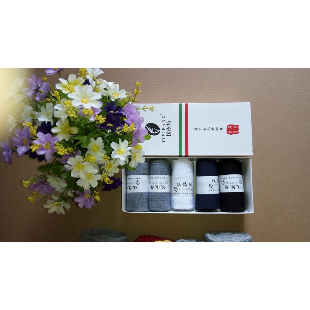 Tất nam chống thối, khử mùi hôi hộp 5 chiếc (ảnh thật)