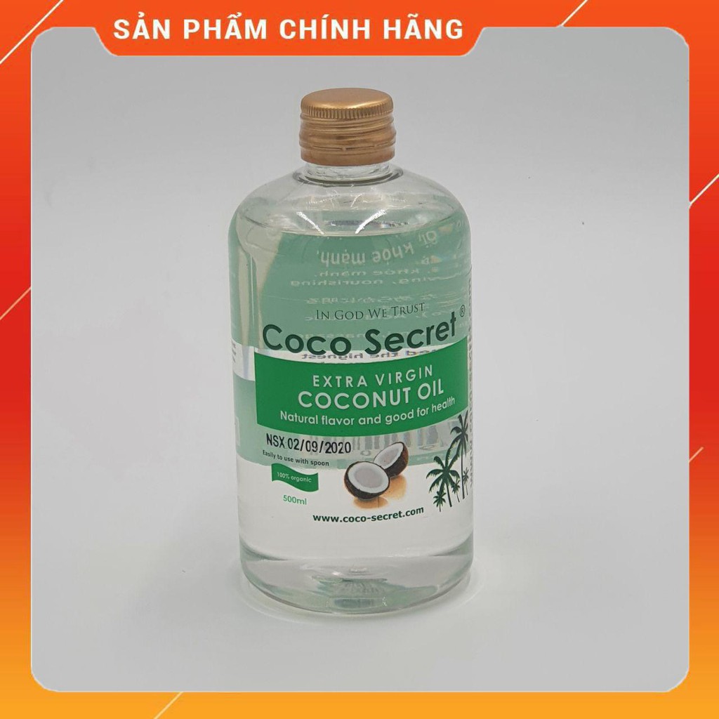 Dầu dừa tinh khiết Coco Secret Lọ 500ml - Mua Kèm Hấp Dẫn - Khỏe Đẹp Từ Trong Ra Ngoài | BigBuy360 - bigbuy360.vn