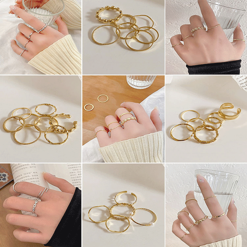 Bộ vòng điều chỉnh thời trang unisex