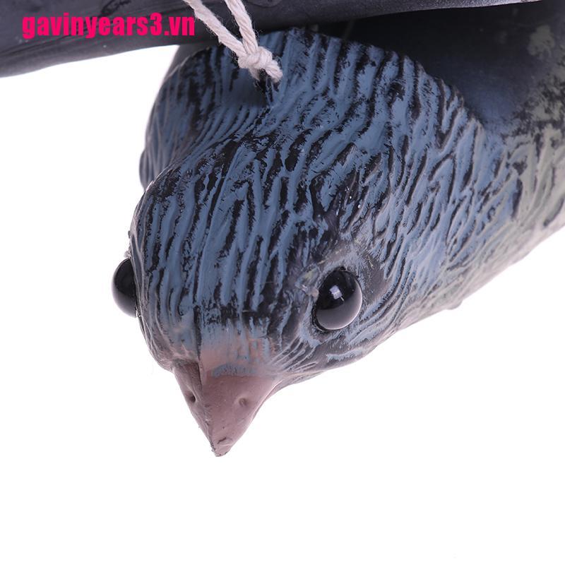 [GAV3]Realistic Flying Bird Hawk Pigeon Decoy Pest Control Garden Scarer Scarecrow