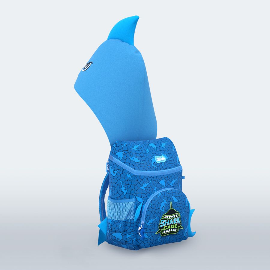 Balo Học Sinh Clever Hippo Hoodie Shark Cage BS3103