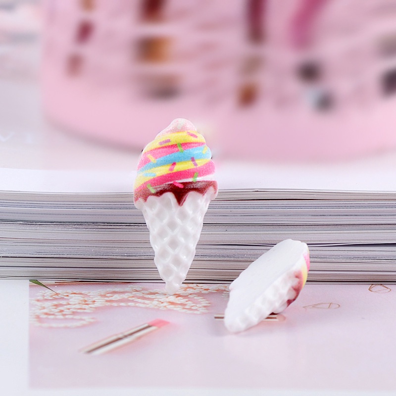 Set 10 Phụ Kiện Làm Đồ Trang Sức Hình Que Kem Nhiều Màu Sắc