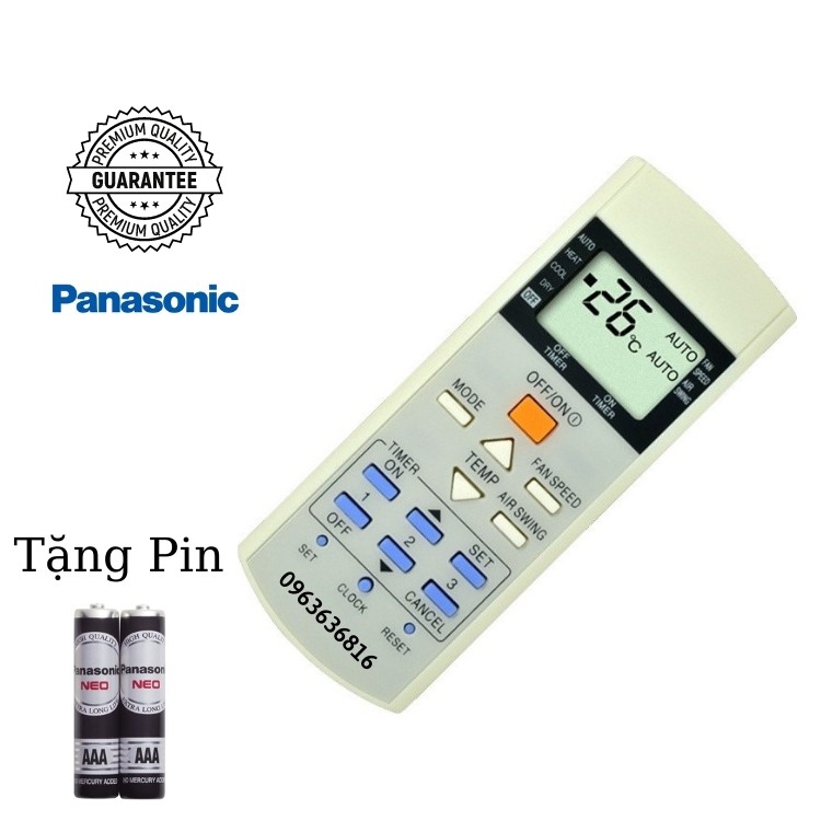 [FREESHIP 50K] REMOTE MÁY LẠNH PANASONIC ✔ ĐIỀU KHIỂN ĐIỀU HÒA PANASONIC