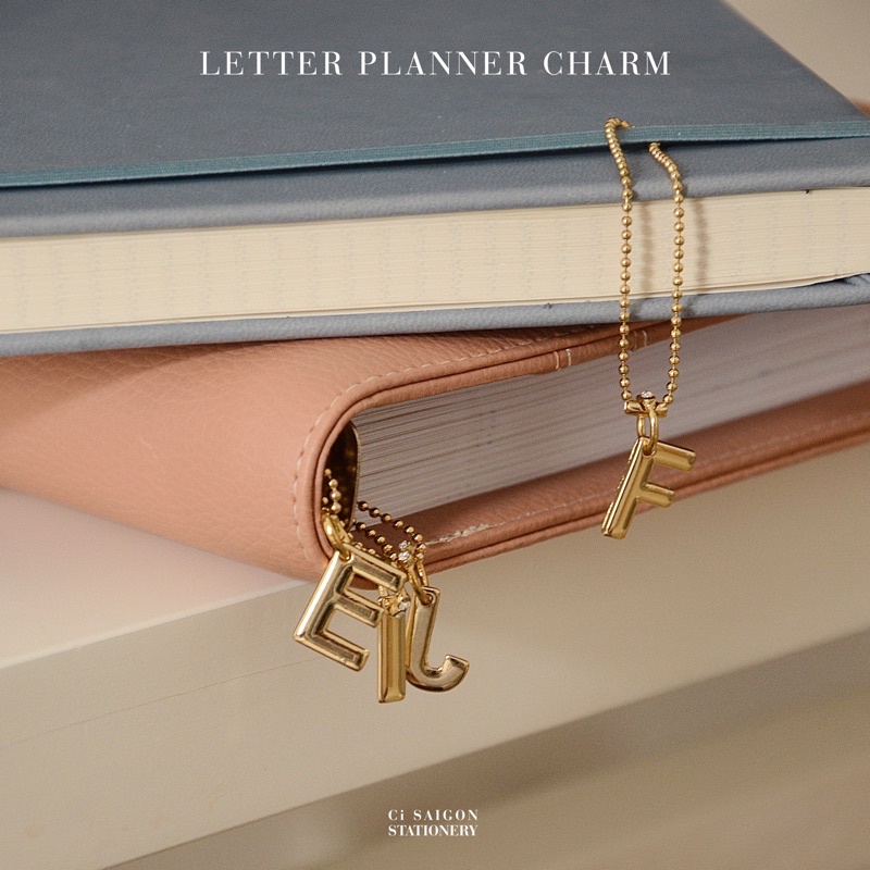 [RESTOCK] Dây treo sổ chữ cái - Letter planner charm