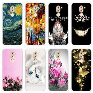 Ốp điện thoại silicon TPU in họa tiết hoạt hình cho Huawei Honor 6X/Mate 9 Lite/GR5 2017