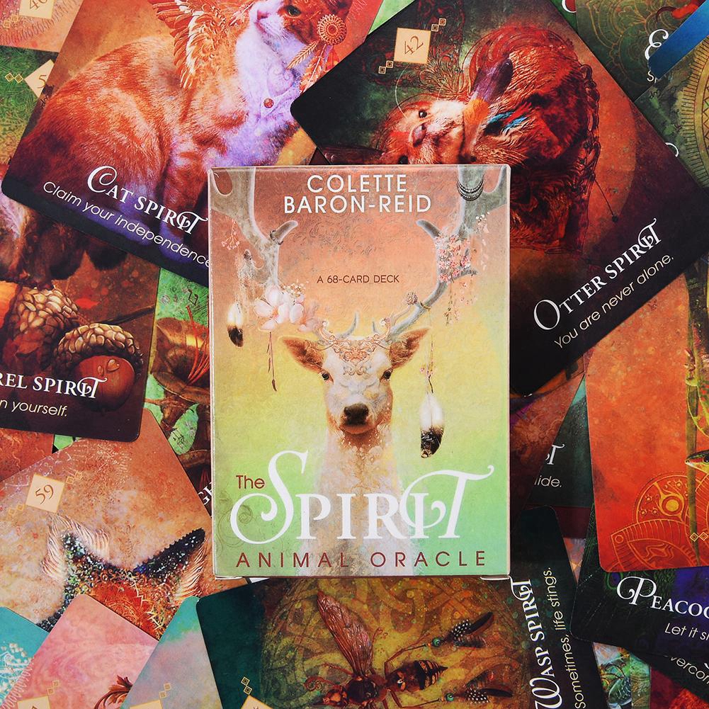 Bộ bài The Spirit Animal Oracle: A 68-Card Deck Cards Adult Tarot Cards (ENGLISH) playing cards mysterious cards