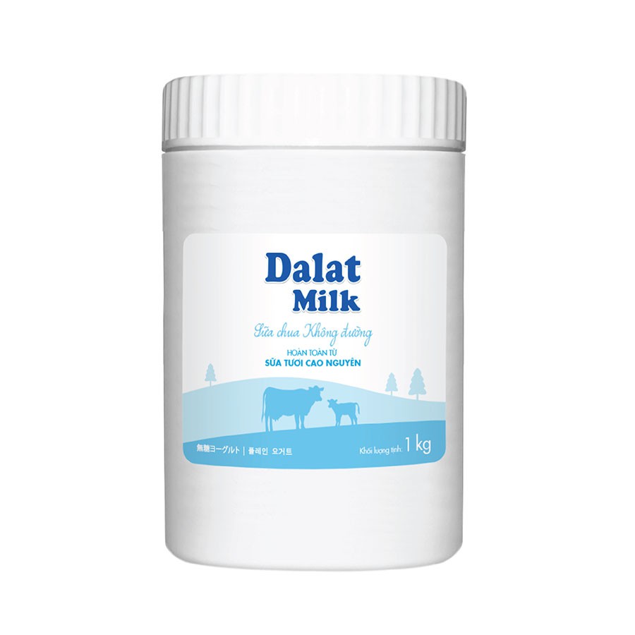 Sữa chua ăn Đà Lạt Milk 1kg( Giao hỏa tốc Hà Nội)