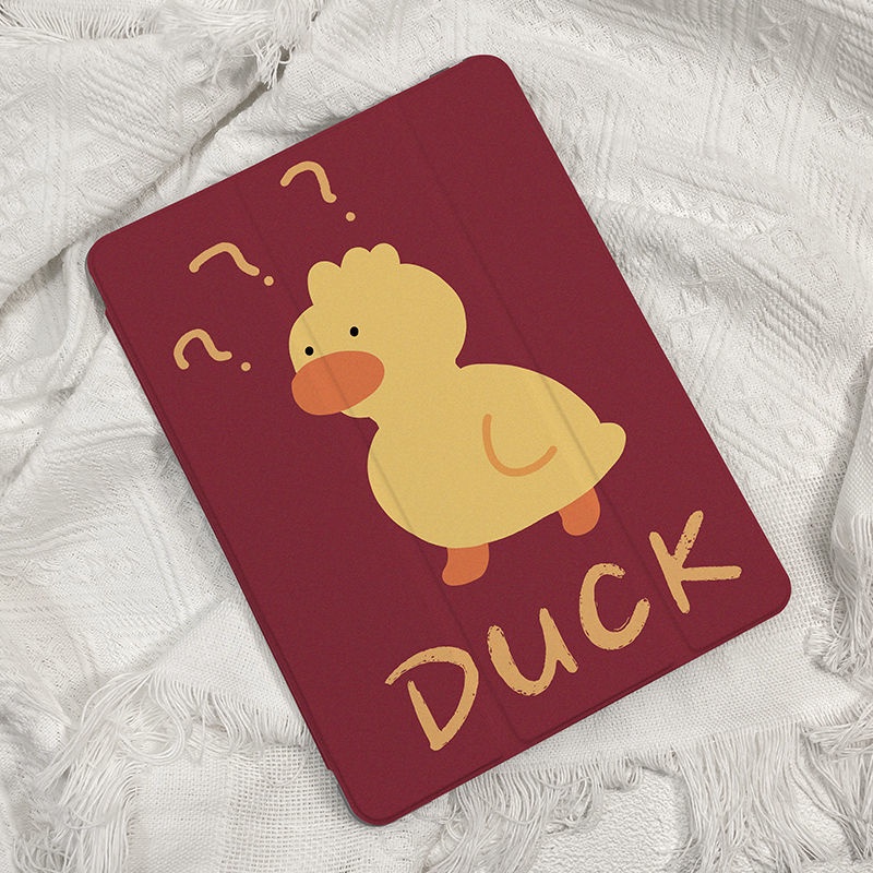 Ốp Máy Tính Bảng Chống Sốc Hình Vịt Dễ Thương Cho Ipad Mini 1/2/3/4/5/6 Air 1/2/3/4/5 Pro 10.5'' 11'' 2018 2020 2021 5/6th Gen Air 5