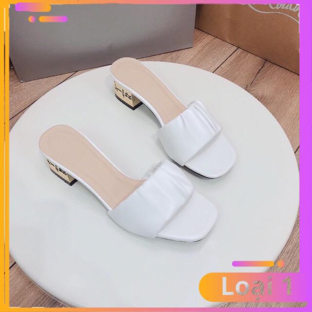 FREE SHIP Guốc nữ , dép nữ cao gót chữ kí 5p êm chân dễ mang