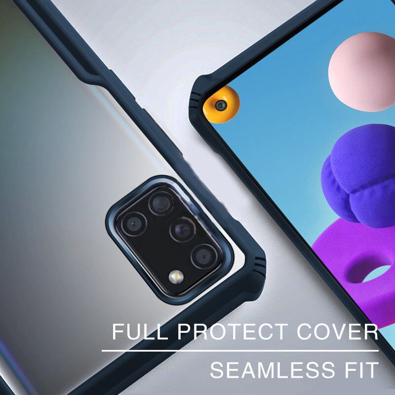 Ốp điện thoại silicon PC chống sốc cho Samsung Galaxy A10 A20 A30 A50 A10s A20s A30s A50s