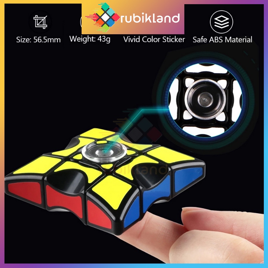 Rubik 1x3x3 QiYi Spinner D-FantiX Fidget Spinner Rubic Biến Thể MoFangGe Đồ Chơi Trí Tuệ Trẻ Em