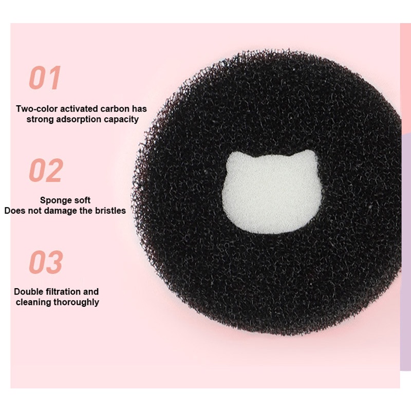 Hộp vệ sinh cọ trang điểm HAPPY MAKEUP nhanh khô thay đổi màu sắc | BigBuy360 - bigbuy360.vn