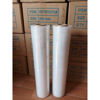 Màng bọc PE khổ 50cm nặng 2kg,lõi 0.5kg nhựa nguyên sinh bảo vệ hàng hóa