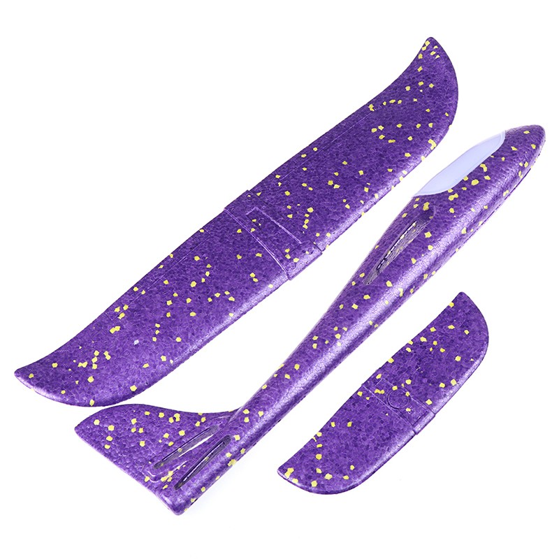 Máy Bay Xốp Đồ Chơi 48cm Có Đèn LED Phát Sáng DIY Cho Bé