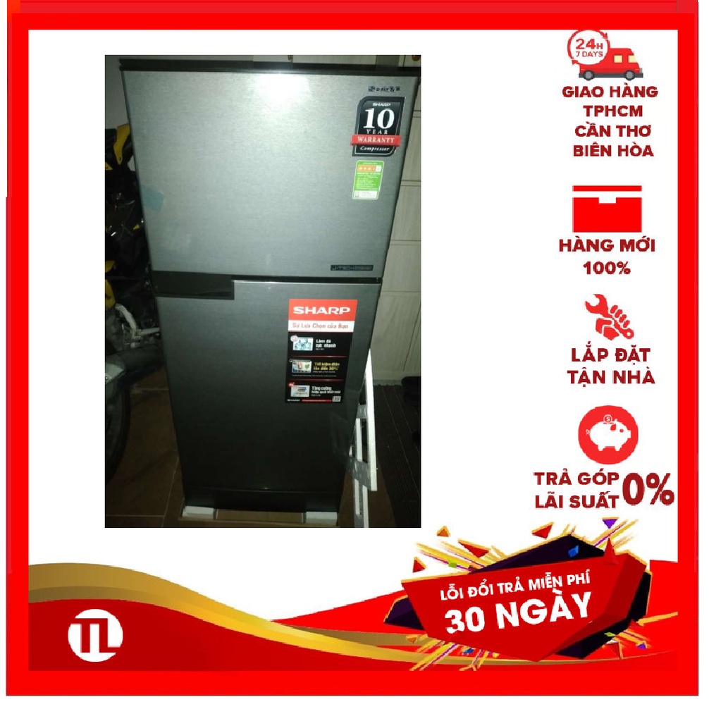 Tủ lạnh Sharp Inverter 150 lít SJ-X176E-DSS
