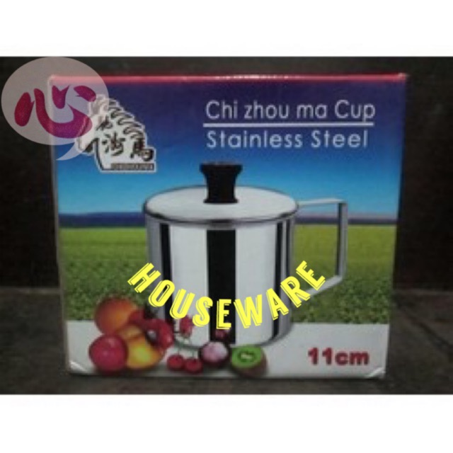 CA INOX NGỰA CÓ NẮP 9cm , 10cm, 11cm, 12cm, 13cm