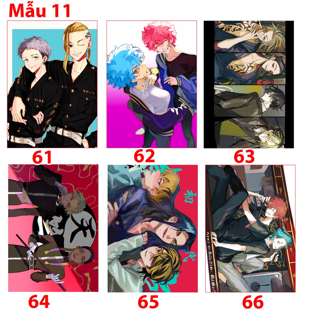 Poster/ tranh dán tường, áp phích anime Tokyo Revengers