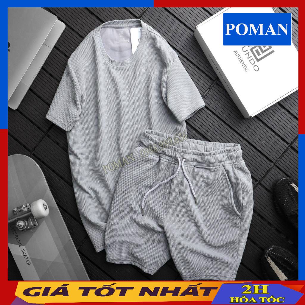 Bộ Thể Thao Nam Đồ Bộ Quần Áo bốn mùa cộc tay vải Linen hot trend bền đẹp cao cấp BX01 - POMAN