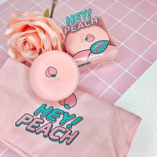 Phấn phủ Eglips Hey! Peach phiên bản vỏ quả đào - Hàn Quốc