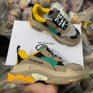 | Ảnh Thật | Giày Thể Thao Balen Vàng Xanh Nam Nữ