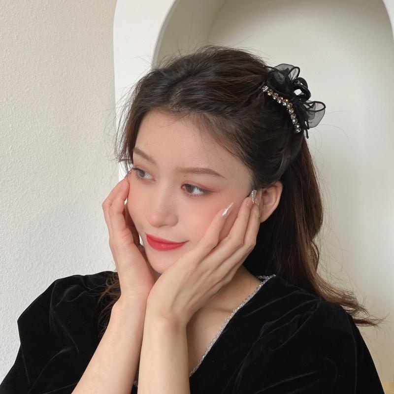 Kẹp tóc lông nhung