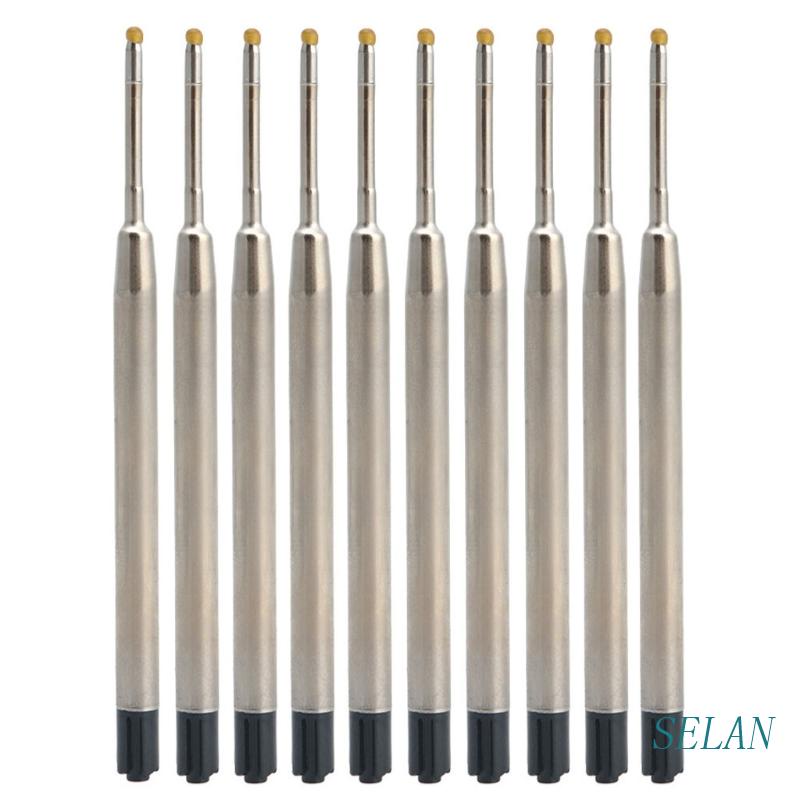 Set 10 Ruột Bút Bi Ngòi Vừa 1MM Phong Cách Tiêu Chuẩn