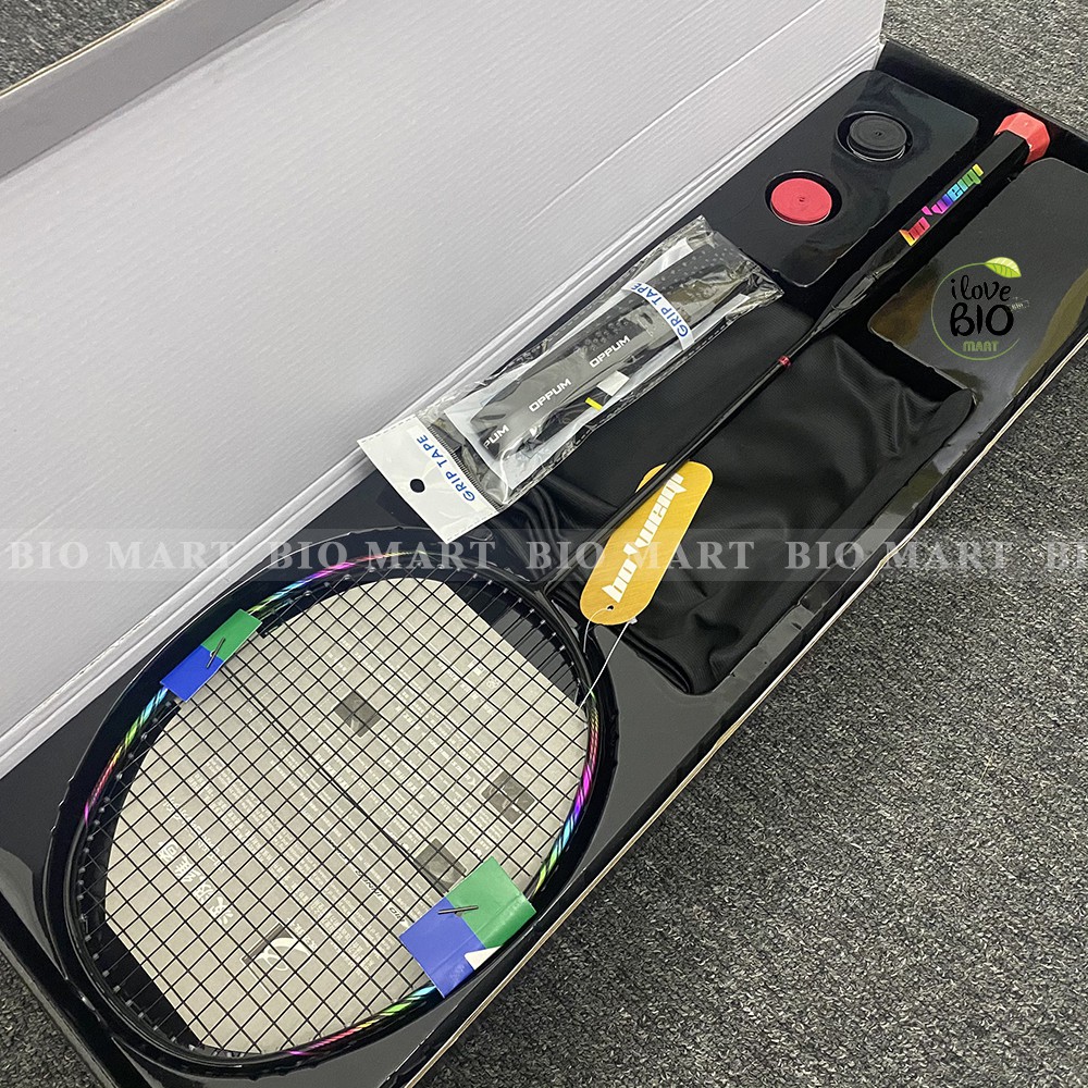 Bộ Vợt Cầu Lông Boweiqi Chính Hãng  100% Khung Carbon Siêu Bền Siêu Nhẹ Kèm Phụ Kiện