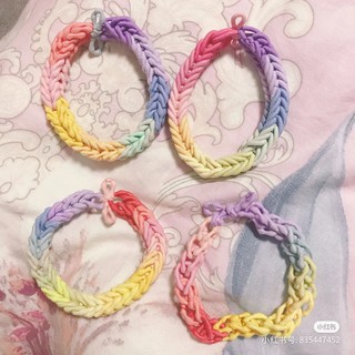 Vòng tay dây bện co giãn làm thủ công cho cặp đôi\