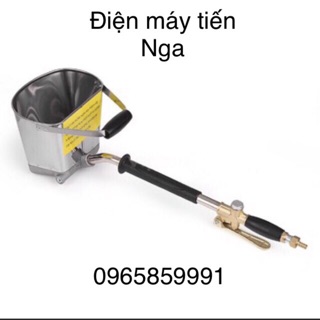 Gầu phun hồ vữa xi măng khí nén - Gầu phun vữa