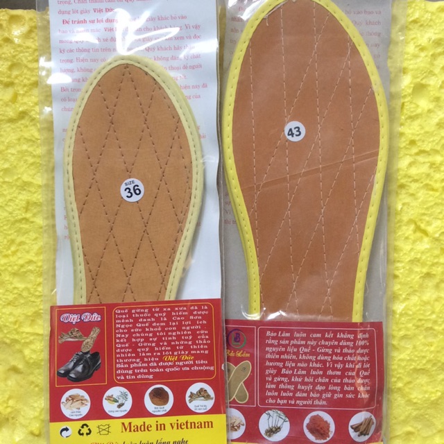 Lót giầy quế 36-43