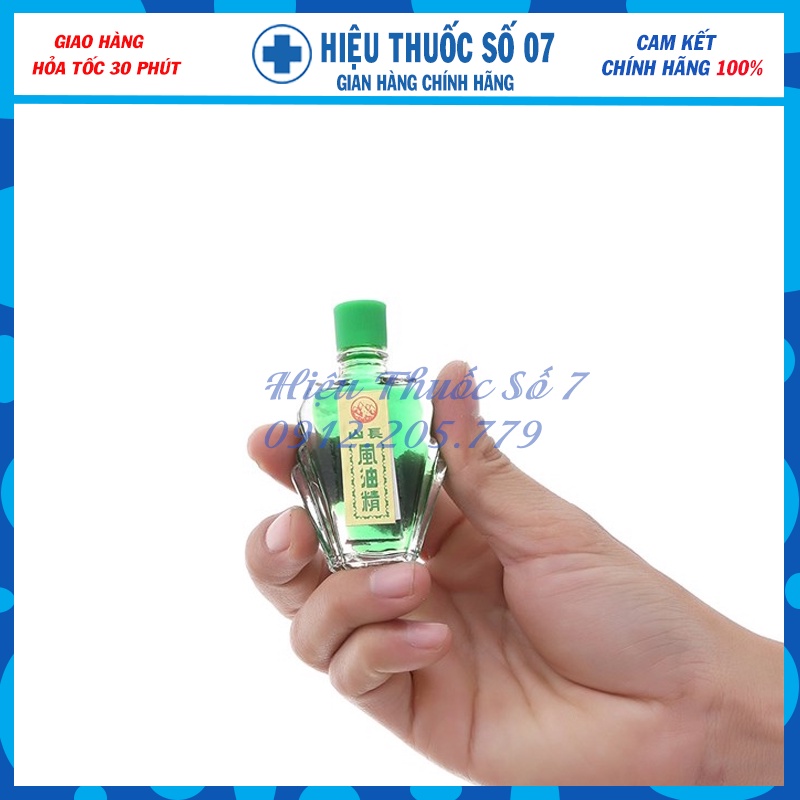 Dầu Gió Trường Sơn chai 6ml  Giảm ho, cảm cúm, nhức đầu sổ mũi, say tàu xe, vết cắn do côn trùng