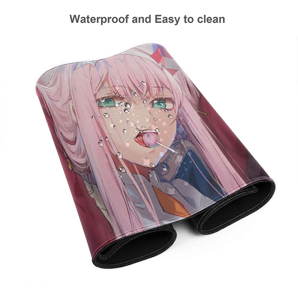 Tấm lót chuột cỡ lớn in hình GIGOGOU Zero Two  Waifu cho văn phòng và nhà ở