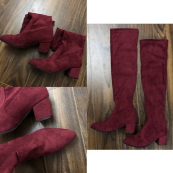 [CÓ SẴN] Bốt Đùi Da Lộn Đế Vuông (ẢNH THẬT Ở CUỐI) | BigBuy360 - bigbuy360.vn