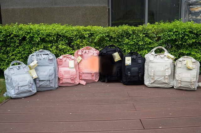 Balo Doughnut Macaroon 2 size có sẵn