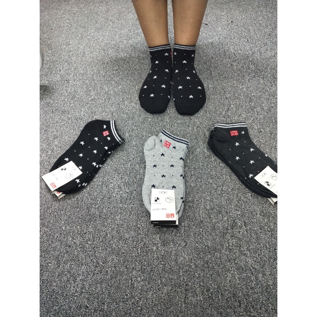 Tất ( Vớ ) Nam Nữ - Tất Cổ Thấp Thông Thoáng - Xuất Nhật - Hàng Cao Cấp VXUNI03