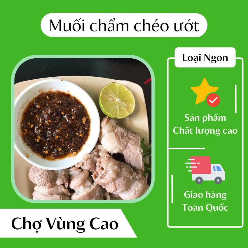 Muối chẩm chéo Ướt Tây Bắc 🔥 GIÁ TỐT NHẤT 🔥 bộ gia vị muối chẩm chéo chua cay ngọt dùng để chấm thịt trâu gác bếp