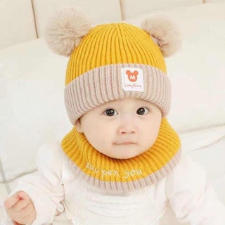 [FREESHIP] SET Khăn Mũ Len Mickey Chất Mềm Mịn Cho Bé