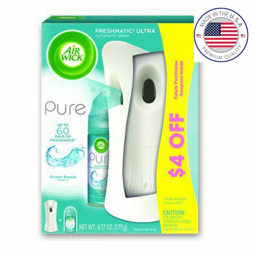 [HCM] Máy Phun Hương Thơm Tự Động Nhập Mỹ Airwick Freshmatic Pray 🇺🇸️️🇺🇸🇺🇸️️️️