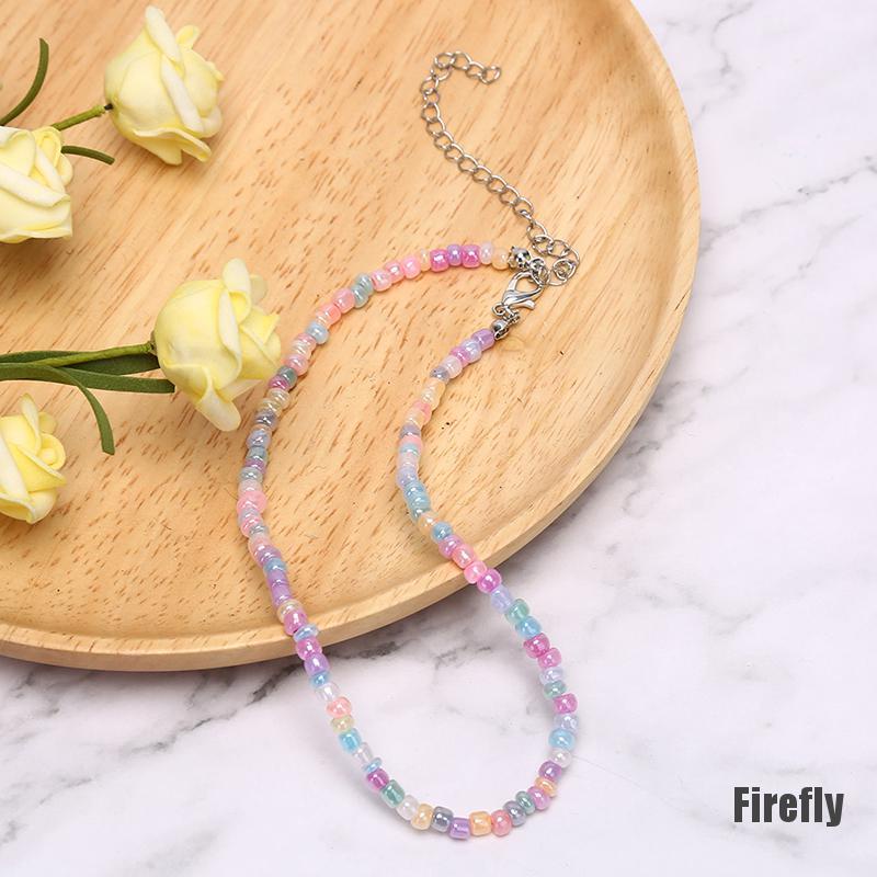 Vòng Cổ Choker Đính Hạt Nhiều Màu Sắc Thời Trang