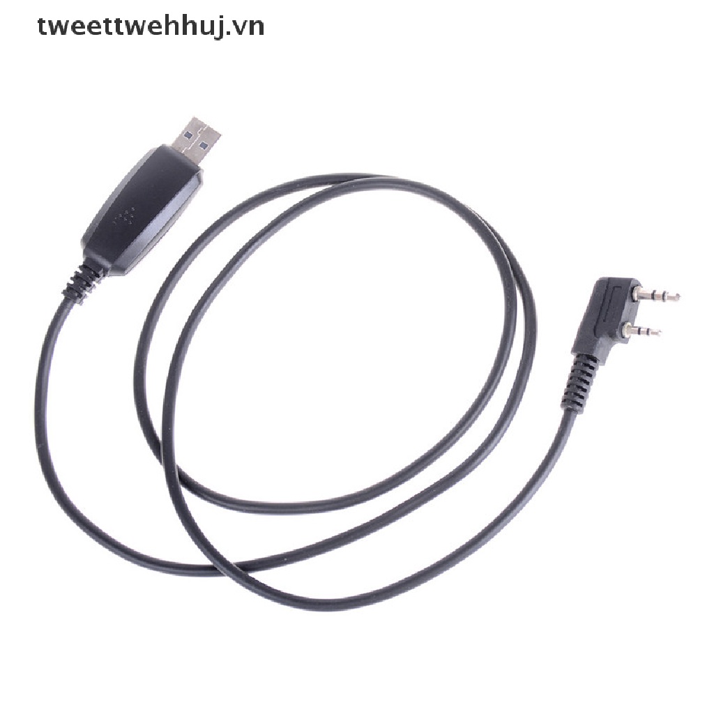 1 Bộ Dây Cáp Lập Trình USB 2Pin Kèm Đĩa CD Phần Mềm Dành Cho Radio Baofeng UV-5R BF-888S