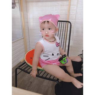 Bộ Bodysuit Cho Bé Hình Hello Kitty -Winbaby - BDS_HELLOKITTY