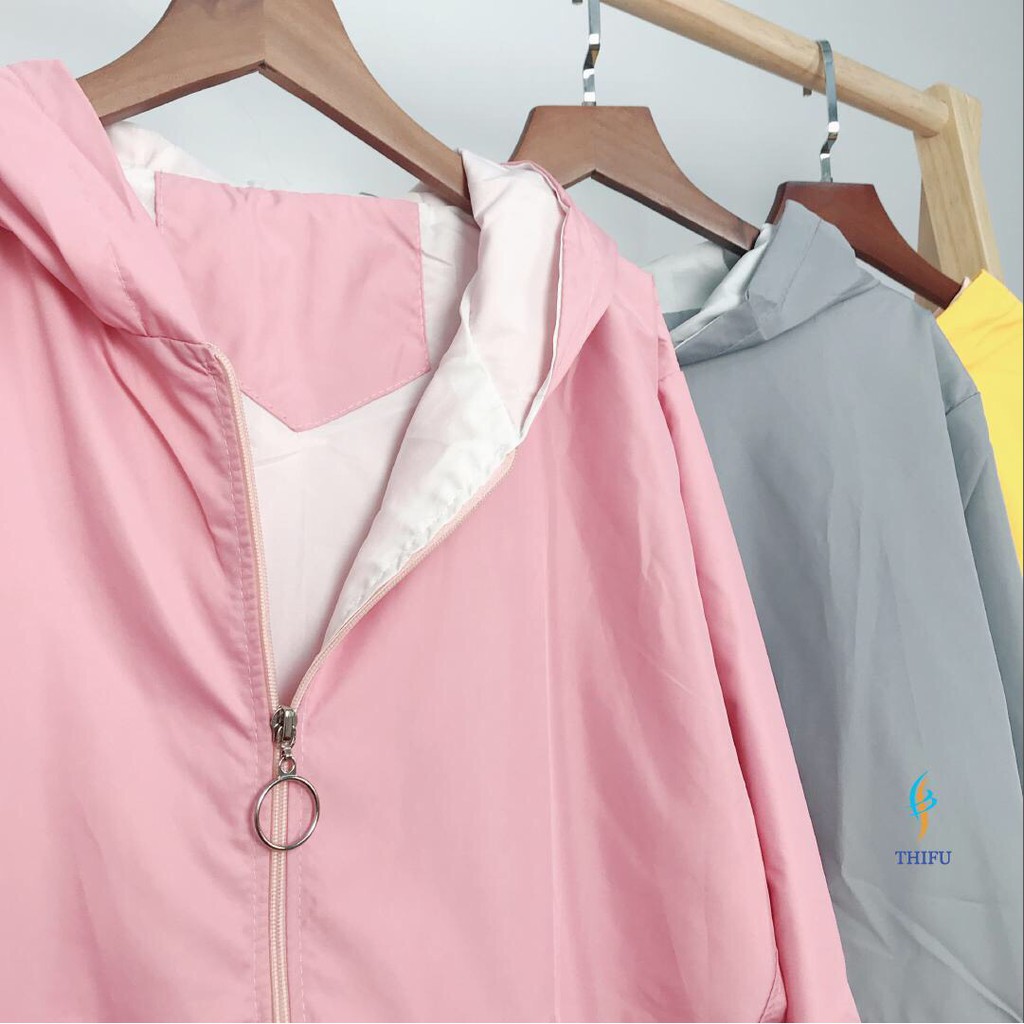 [Ảnh Thật]Áo Khoác Dù Nữ 2 Lớp 3 Bông Hoa Free Size 70kg AK18 | BigBuy360 - bigbuy360.vn