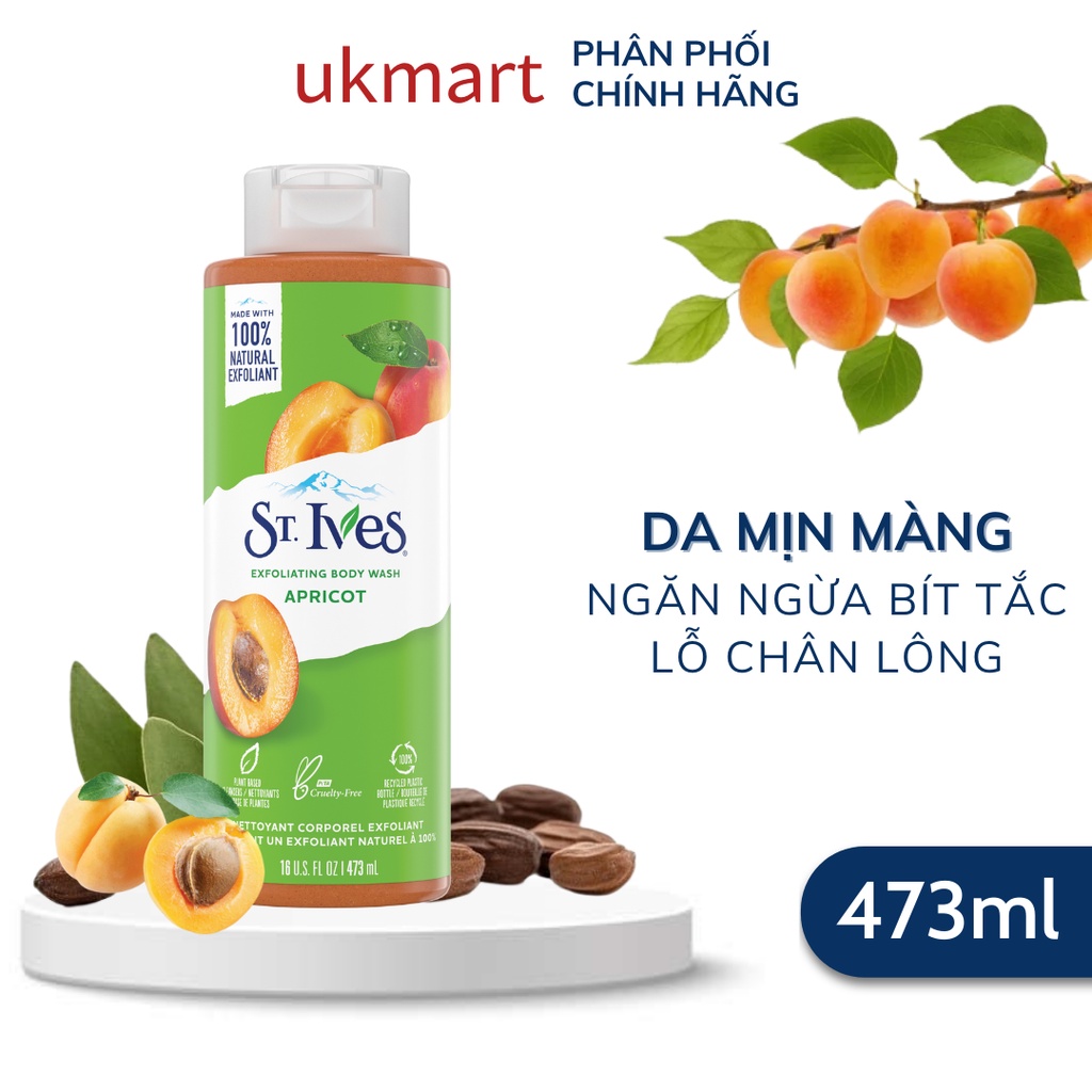 Sữa Tắm St.Ives Dưỡng Da Body Wash 473ml