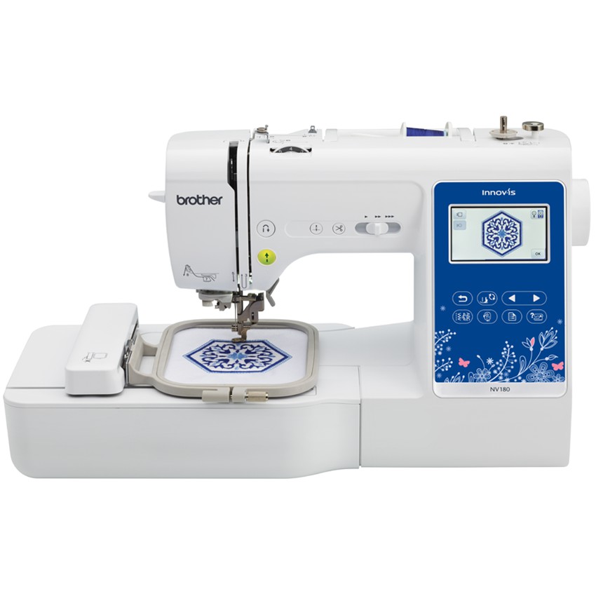 Máy may và thêu Brother NV180(TẶNG PHẦN MỀM THIẾT KẾ MẪU THÊU VI TÍNH )