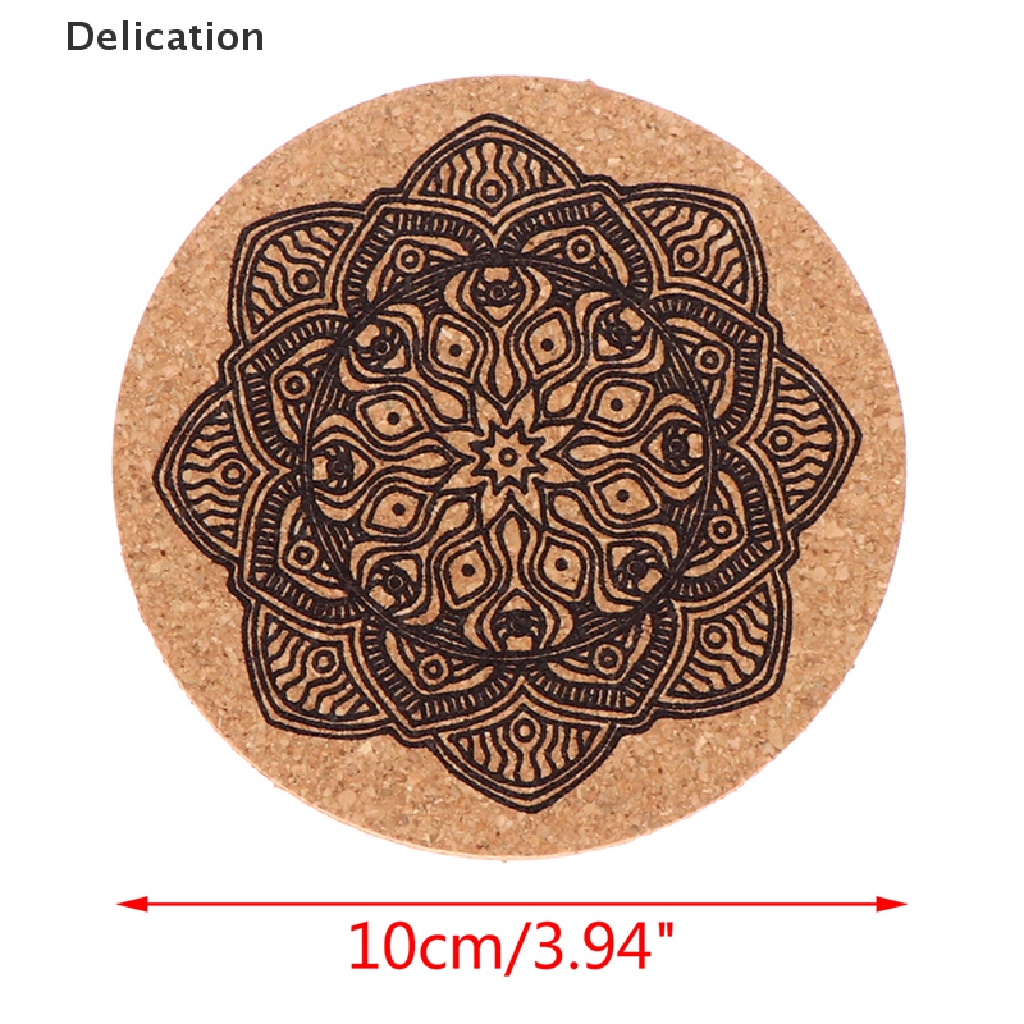 Bộ 12 Bút Kẻ Mắt Kính Hình Tròn Bằng Gỗ Mandala Kèm Tay Cầm