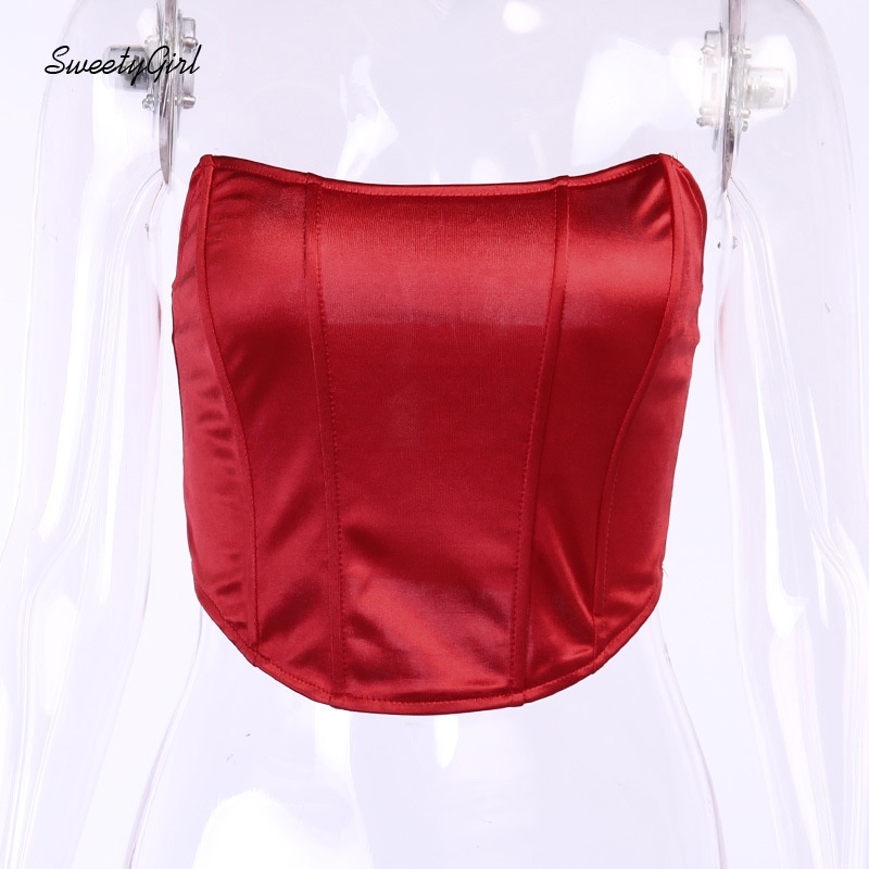 Áo ống màu sắc ngọt ngào quyến rũ thích hợp cho nữ