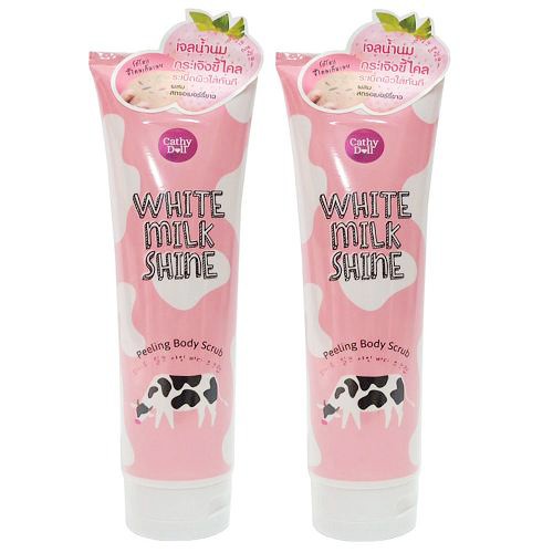 GEL TẨY TẾ BÀO CHẾT CATHYDOLL WHITE MILK SHINE Peeling Body Scrub 320ml từ Thái Lan