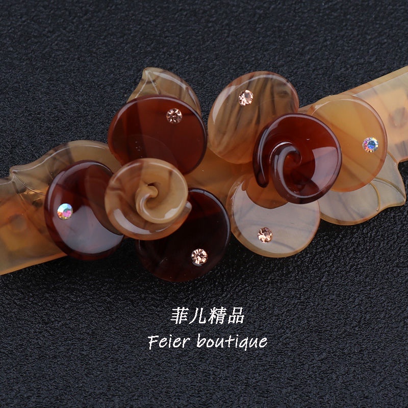 Kẹp Tóc Nữ Hình Hoa Đính Đá Thời Trang