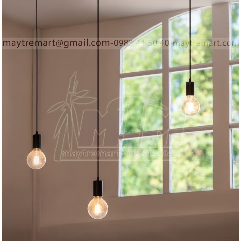 Dây đui đèn cốc thả trang trí.